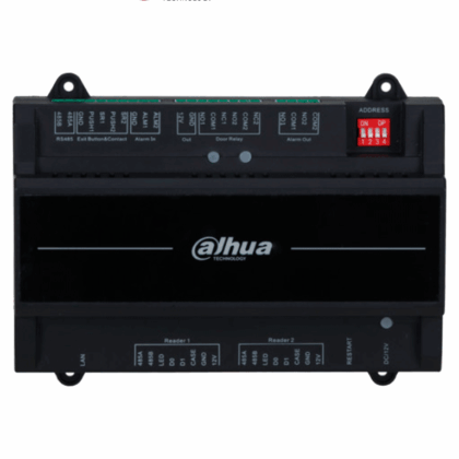 DAHUA DHI-ASC2202B(T) - Panel de Control de Acceso para 2 Puertas 2 Lectoras/ Compatible con Torniquetes Dahua/ TCP/IP/ Comunicación RS-485 y Wiegand/ 100,000 Usuarios y 500,000 Registros/ Soporta Interlock, Anti-passback, Desbloqueo Remoto/