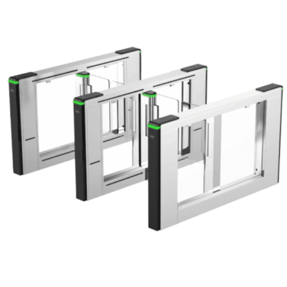 DAHUA ASGB611X-R - Barrera de medio cuerpo con puerta de cortesía de acrílico (R) Derecha