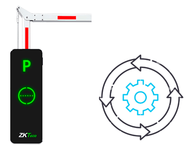 ZKTeco BGM1145L-90 110V Barrera Vehicular Brazo Articulado 4.5m Wi-Fi - Image 5