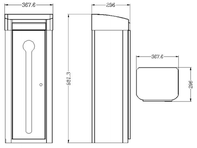 WEJOIN WJCB120VFIL33LED - Barrera Vehicular Izquierda con Led / Alto flujo / Motor 24 VDC / Brazo Rectangular de 3 Metros / Velocidad 3 Segundos / Dirección Ajustable - Image 4