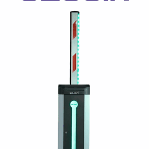 WEJOIN WJCB120VFIR34LED - Barrera Vehicular Derecha con Led / Alto flujo / Motor 24 VDC / Brazo Rectangular de 4 Metros / Velocidad 3 Segundos / Dirección Ajustable