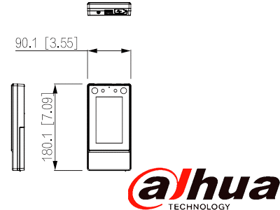 DAHUA ASI6214S-D - Control de acceso con reconocimiento facial/ Pantalla de 4.3 Pulgadas/ Cámara 2 MP/ 6.000 usuarios/ 6.000 rostros/ 6.000 contraseñas/ 6.000 huellas dactilares/ FACT - Image 7
