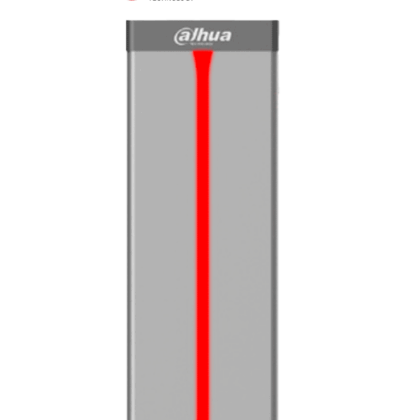 Barrera vehicular Dahua DHI-IPMECD-3022-LM60 con brazo de 6 m. Indicador LED verde-rojo, motor y resorte con vida útil de 5 millones de ciclos, sistema anti-caída y auto-elevación en caso de obstrucción o corte eléctrico. Salidas de estado Open/Close.