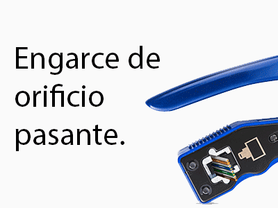 TCE LN-NET-EP670 - Herramienta de Corte y Terminado para Plugs Pass Through RJ45, Acero al Carbón, Mango Ergonómico ABS + TPR. - Image 5