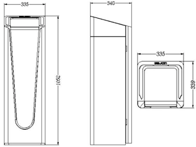 WEJOIN WJCB202VFHL24D - Barrera Vehicular Izquierda Con Led y Display para Texto Configurable / Motor 24 VDC / Alto flujo / Brazo Rectangular de 4 Metros / Velocidad 2 Segundos / Dirección Ajustable - Image 4