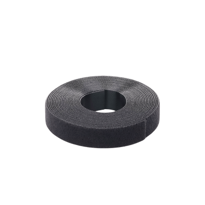 Rollo de Cinta de Contacto, de 15 Pies (4.5m) de Largo, 19.1 mm de Ancho, Color Negro - Image 4