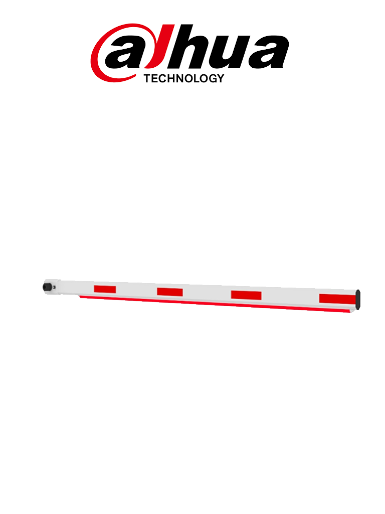 DAHUA de IPMECD-0262-M40-LED Brazo de aluminio de 4 Metros con tiras LED / Compatible con Barrera Vehicular IPMECD-0262-M40-LED/