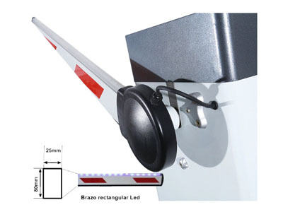WEJOIN WJLBM3R - Brazo recto derecha LED tipo rectangular de 3 metros / Compatible con barrera LED derecha - Image 5