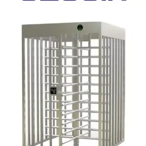 WEJOIN WJFTH603B - Torniquete Sencillo de Cuerpo Completo Bidireccional en Acero 304 Inoxidable para Exterior 5 Millones de Ciclos pase 25-35 Personas por Minuto Compatible con Controles de Acceso