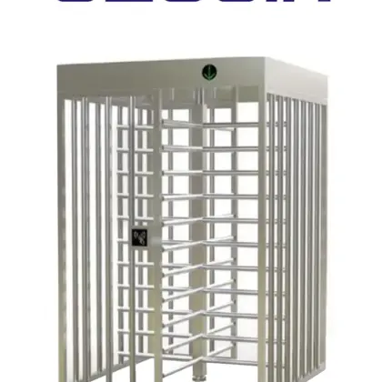 WEJOIN WJFTH603B - Torniquete Sencillo de Cuerpo Completo Bidireccional en Acero 304 Inoxidable para Exterior 5 Millones de Ciclos pase 25-35 Personas por Minuto Compatible con Controles de Acceso