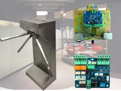 WEJOIN WJAT215 - Torniquete Bidireccional 6 Millones de Ciclos para Alto Flujo en Acero Inoxidable con Indicador LED Pase Exterior Protegido pase 25 - 35 Personas por Minuto Compatible con Cualquier Control de Acceso - Image 6