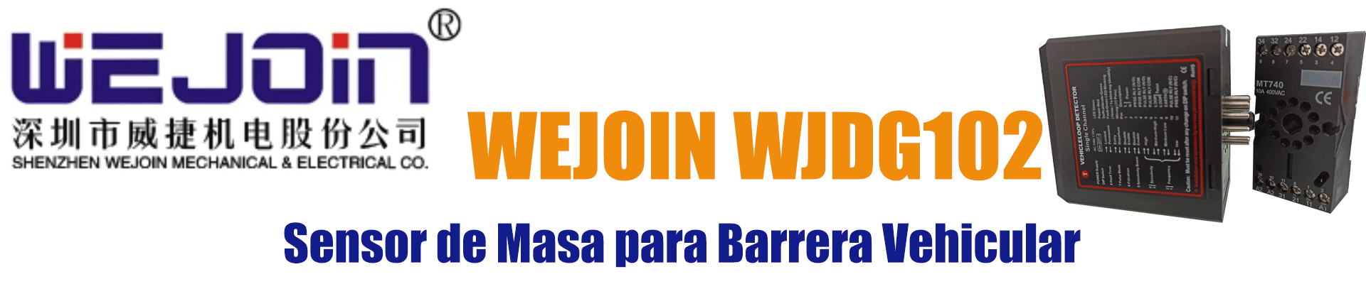 WEJOIN WJDG102 - Sensor de masa vehicular para barrera de control de acceso - Image 9