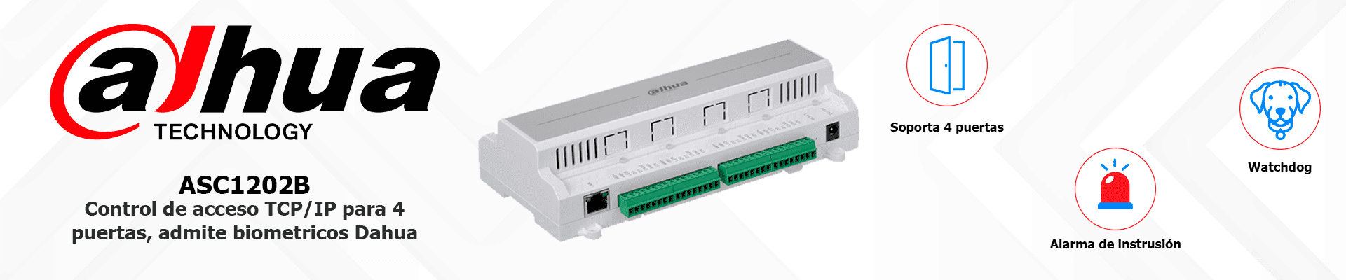 DAHUA ASC1204B - Panel de Control de Acceso para 4 Puertas y 4 Lectoras/ 100,000 Tarjetas/ 150,000 Registros/ TCP/IP/ Comunicación Wiegand o RS-485/ Funciones: Anti-pass back, Multi-Interlock/ 9&5 Entradas y Salidas/ - Image 3