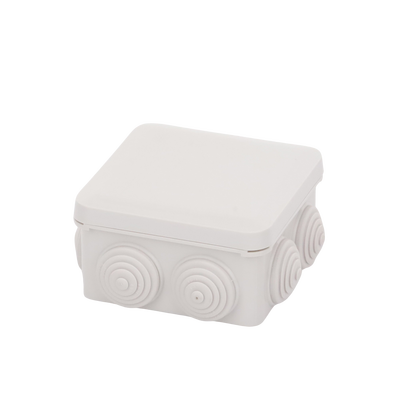 Caja Derivación-Conexión de Plástico (89 X 89 X 50 mm) con 7 Glándulas de Goma. Para Instalaciones Comerciales,  Residenciales e Industriales. Cerrado a Presión. - Image 4