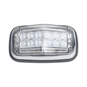 Luz de advertencia 8 X 4", Color Rojo / Claro, IP67, SAE, Ideal para Ambulancias