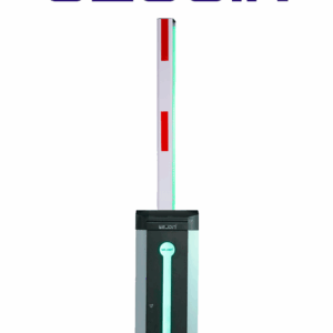 WEJOIN WJCB120VFIR56LED - Barrera Vehicular Derecha con Led / Alto flujo / Motor 24 VDC / Brazo Octagonal de 6 Metros / Velocidad 5 Segundos / Dirección Ajustable