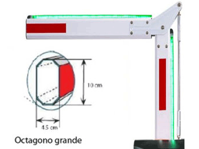 WEJOIN WJ90LBM3L - Brazo articulado  LED / 3 Metros / 90 Grados / Compatible con barrera  LED izquierda / Derecha - Image 3
