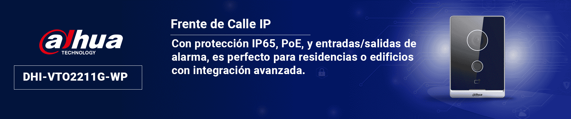 DAHUA VTO2211G-WP-S2 - Frente de Calle WiFi para Videoportero IP ultradelgado y estético. Cámara de 2MP con ángulo de 125°. Permite apertura con tarjeta Mifare, app o monitor. Resistente IP65, con PoE y entradas/salidas de alarma. Ideal para seguridad. - Image 2