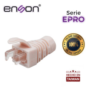 BOTA PARA CABLE UTP ENSON EPRO-BOOT-WH COLOR BLANCO IDEAL PARA EL TERMINADO Y CUIDADO DEL REMATADO, COMPATIBLE CON CAT5E/6/6A Y CON PLUGS ENSON EPRO-PLUG