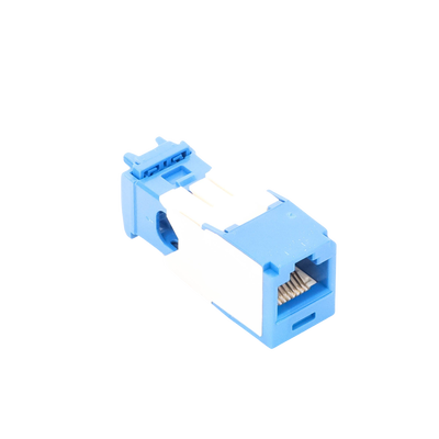 Conector Jack RJ45 Estilo TG, Mini-Com, Categoría 6A, de 8 posiciones y 8 cables, Color Azul - Image 8