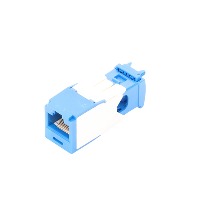 Conector Jack RJ45 Estilo TG, Mini-Com, Categoría 6A, de 8 posiciones y 8 cables, Color Azul - Image 5