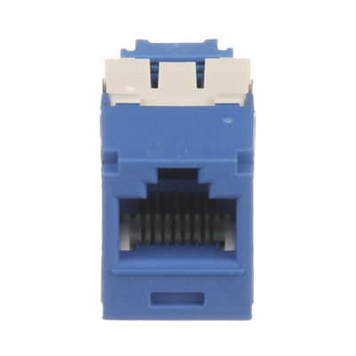 Conector Jack RJ45 Estilo TG, Mini-Com, Categoría 6A, de 8 posiciones y 8 cables, Color Azul - Image 3