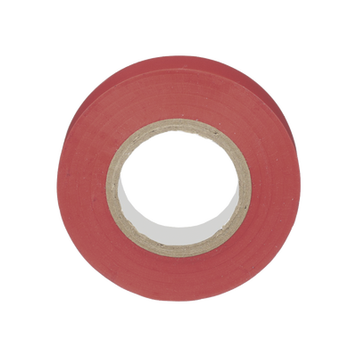Cinta Eléctrica STRONGHOLD para Aislar, de PVC, Uso General Reparación y Mantenimiento, Grosor de 0.18mm (7 mil), Ancho de 19mm, y 20.12m de Largo, Color Rojo - Image 4