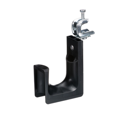 Sujetador STRONGHOLD tipo J (J-Hook), Con Abrazadera de Tornillo para Montaje, Hasta 46 Cables Cat6, Nylon 6.6, Color Negro, 1 pieza - Image 2