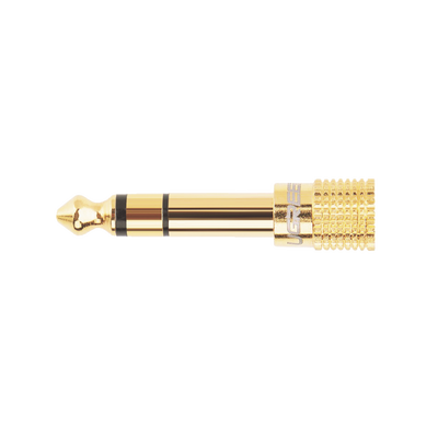 Adaptador (Convertidor) de Audio 3.5mm Hembra a 6.5mm Macho / Plug & Play / Superficie de Rosca Antideslizante / Calidad de sonido sin pérdidas - Image 2