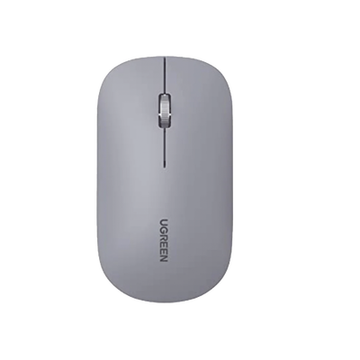 Mouse inalámbrico 2.4 GHz | Ultra Delgado y Silencioso | DPI 1000/1600/2000/4000 (Ajustable) | Alcance 10m | Scroll de Aluminio | Adaptable a diferentes superficies | Diseño suave al tacto | Contiene Receptor USB | Color Gris. - Image 2