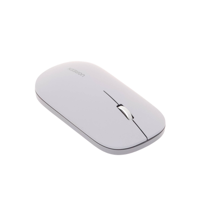 Mouse inalámbrico 2.4 GHz | Ultra Delgado y Silencioso | DPI 1000/1600/2000/4000 (Ajustable) | Alcance 10m | Scroll de Aluminio | Adaptable a diferentes superficies | Diseño suave al tacto | Contiene Receptor USB | Color Gris. - Image 7