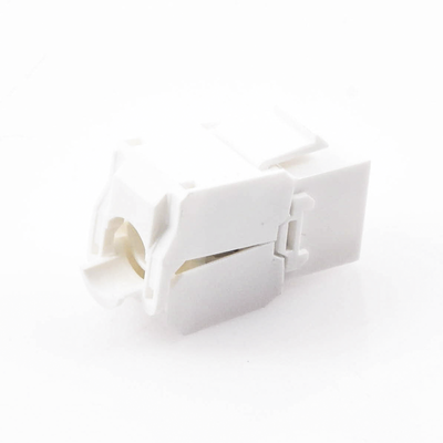 Módulo Jack Keystone Cat5e (toolless), con terminación en ángulo 180 º Color Blanco, Compatible con Faceplate y Patchpanel Linkedpro - Image 4