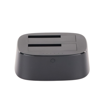 Base USB 3.0 para Disco Duro de Doble Bahía | Soporta Discos SATA de 2.5' & 3.5´ | Soporta discos de 12TB | Compatible con UASP, SATA 3.0 | Con adaptador de corriente 12V3A | Cable USB 1M | Alta Velocidad | Modo Clonación. - Image 2