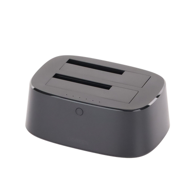 Base USB 3.0 para Disco Duro de Doble Bahía | Soporta Discos SATA de 2.5' & 3.5´ | Soporta discos de 12TB | Compatible con UASP, SATA 3.0 | Con adaptador de corriente 12V3A | Cable USB 1M | Alta Velocidad | Modo Clonación. - Image 5