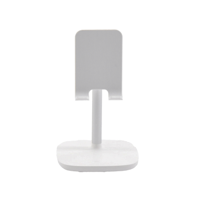 Soporte para Telefono Celular & Tablet / Ajustable de 5° a 45° / Base Antideslizante / Proteccion de Silicona / ABS / Amplia Compatibilidad con dispositivos de 4'' a 7.9'' / Color Blanco - Image 2