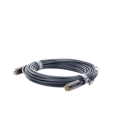 Cable HDMI de 15 Metros por Fibra Óptica 4K@60Hz | Fibra de 4 núcleos + Cobre estañado de 7 núcleos | Compatible con HDMI 2.0 | Alta velocidad 18 Gbps | 3D | HDR | Carcasa de Zinc | Premium | 2 Años de Garantía. - Image 3