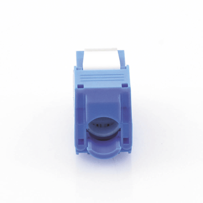 Módulo Jack Keystone Cat6 (toolless), con terminación en ángulo 180 º Color Azul, Compatible con Faceplate y Patchpanel Linkedpro - Image 3