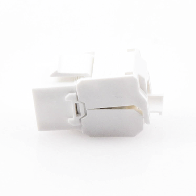 Módulo Jack Keystone Cat6A (toolless), con terminación en ángulo 180 º Color Blanco, Compatible con Faceplate y Patchpanel Linkedpro - Image 4