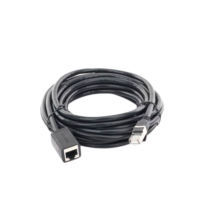 Cable de Extensión Cat6 RJ45 F/UTP / Macho a Hembra / 5m / Método de conexión 568B / Velocidad de transmisión 1000Mbps / Ancho de banda del canal 250MHz /Caja de Cobre / Negro - Image 2