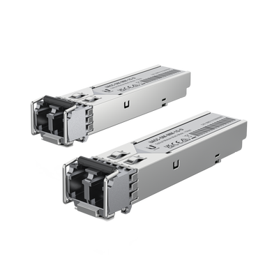 UFiber Módulo SFP, transceptor MiniGibic MultiModo 1.25 Gbps, distancia 550m, conectores LC, paquete de 2 piezas - Image 3
