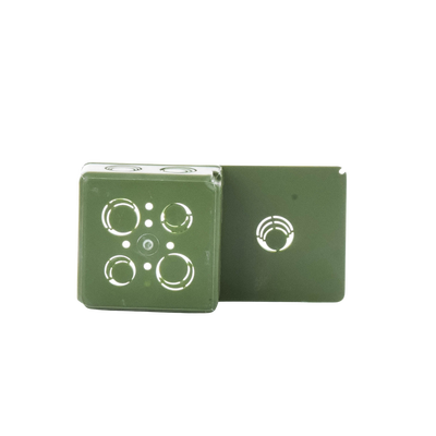 Caja Cuadrada y Tapa de 1" para instalaciones con tubería PVC Conduit pesado. - Image 2