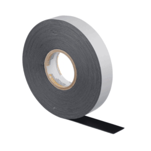 Cinta Eléctrica STRONGHOLD para Aislar de Caucho EPR, Autofusionable, Uso Industrial en Uniones de Alto Voltaje y Temperatura, Grosor 0.76mm (30 mil), Ancho 19mm, y 9.1m Largo, Color Negro.