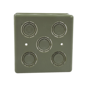 Caja Cuadrada  de 1/2" - 3/4" para PVC Conduti Pesado.