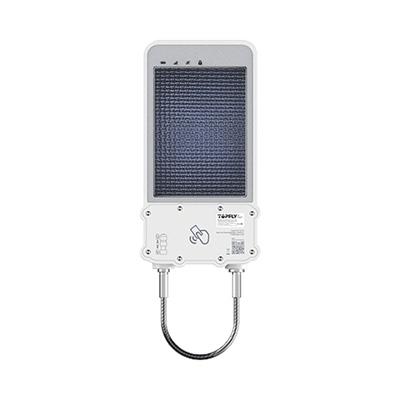 Cerradura Inteligente GPS con Energía Solar / SolarGuardX 100 / Seguimiento de Activos LTE Cat-M1 / Desbloqueo por RFID BLE OTA / Impermeable IP67 / Detección de Movimiento / Alarma de Bloqueo / Batería 14400mAh / Seguridad de Datos M