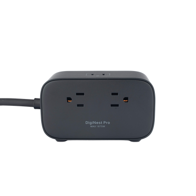 Cargador de Escritorio y Tomacorriente Múltiple | 3 Puertos USB-C | 1 Puertos USB-A | 3 Tomacorriente de CA | Tecnología GaN II | 1 USB 100W PD | Carga Rápida | Diseño Innovador en Forma de Cubo | Interruptor de Apagado. - Image 3