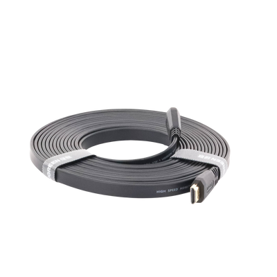 Cable HDMI 2.0 Plano de 5 m / 4K@60Hz / HDR / 3D / HEC (Canal Ethernet HDMI) / ARC (Canal de Retorno de Audio) / Color Profundo de 48 bits / Audio de 32 canales / HDCP /Audio Dolby True HD 7.1 / 18 Gbps / Estañado y Triple Blindaje / Anti Interfere - Image 2