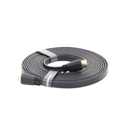 Cable HDMI 2.0 Plano de 5 m / 4K@60Hz / HDR / 3D / HEC (Canal Ethernet HDMI) / ARC (Canal de Retorno de Audio) / Color Profundo de 48 bits / Audio de 32 canales / HDCP /Audio Dolby True HD 7.1 / 18 Gbps / Estañado y Triple Blindaje / Anti Interfere - Image 4