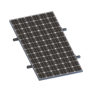 Kit De Minirieles Para Panel Solar Arreglo 1X1 Para Instalación Plano En Lámina