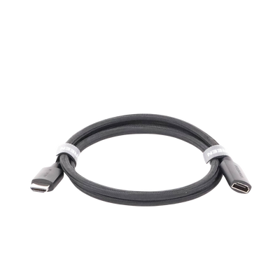 Cable de extensión HDMI 8K | 1 Metro | Macho a Hembra | HDMI 2.1 | 8K@60Hz | Núcleo de Cobre Puro 28AWG | Soporta la Conexión de hasta 3 Metros de largo en HDMI 2.1 - Image 2