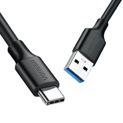 Cable USB-A a USB-C | 1 Metro | Carga y Sincronización de Datos | Carga Rápida 60W | Datos 5 Gbps | QC 3.0/2.0 | FPC | AFC | Protección Integrada | Duradero y Flexible| Caja ABS | Cubierta de TPE | Color Negro. - Image 2